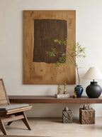 Abstract Earth Tone Canvas Wall Art – SJ#0071