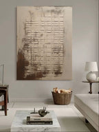 Wabi-Sabi Geometric Texture Wall Art – SJ#0084