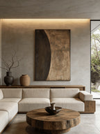 Wabi-Sabi Minimalist Abstract Painting – SJ#0072