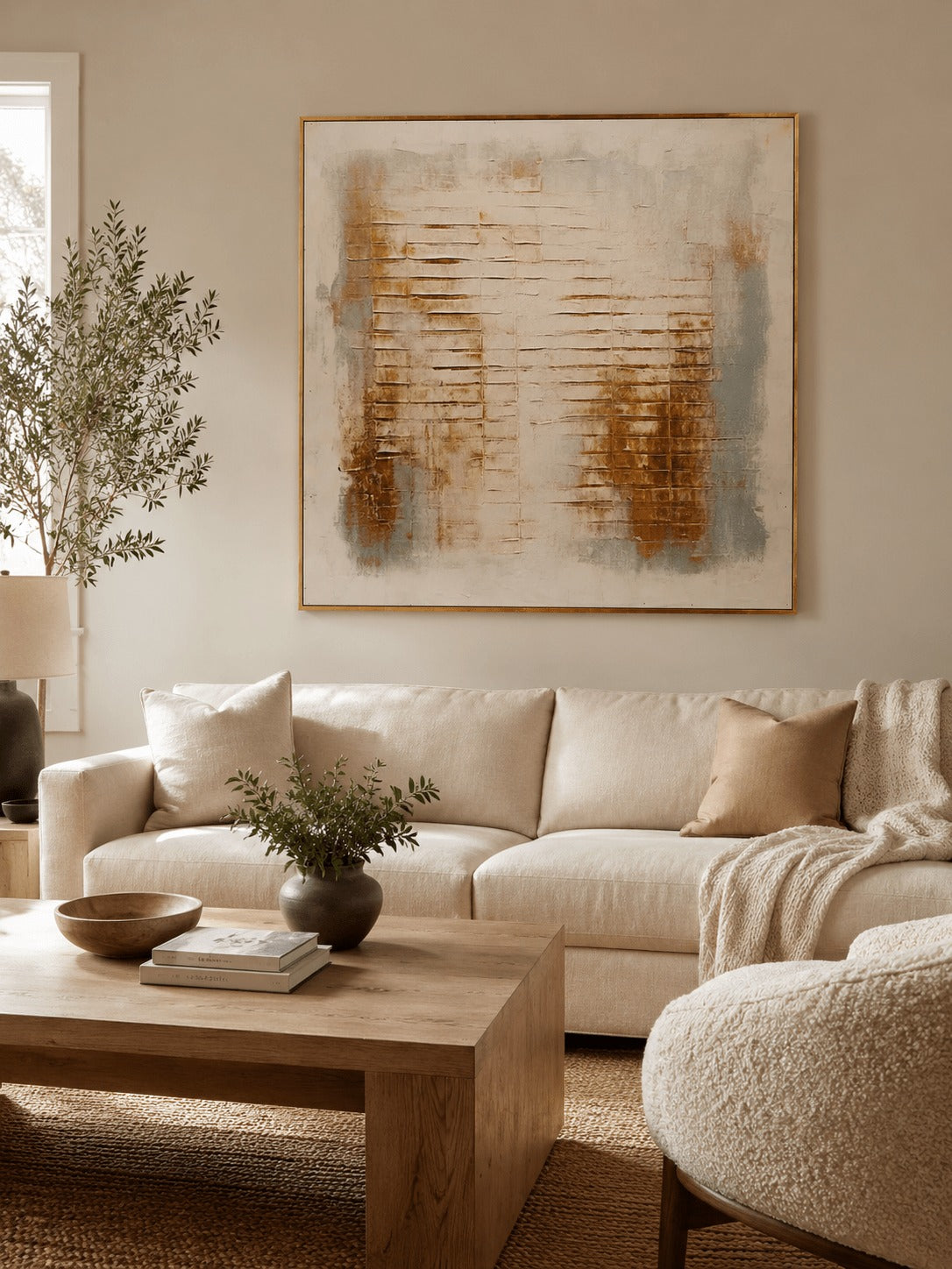 Modern Textured Abstract Wall Art – SJ#0039