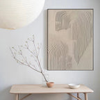 Wabi Sabi Beige&BrownAbstract -#SJ0319