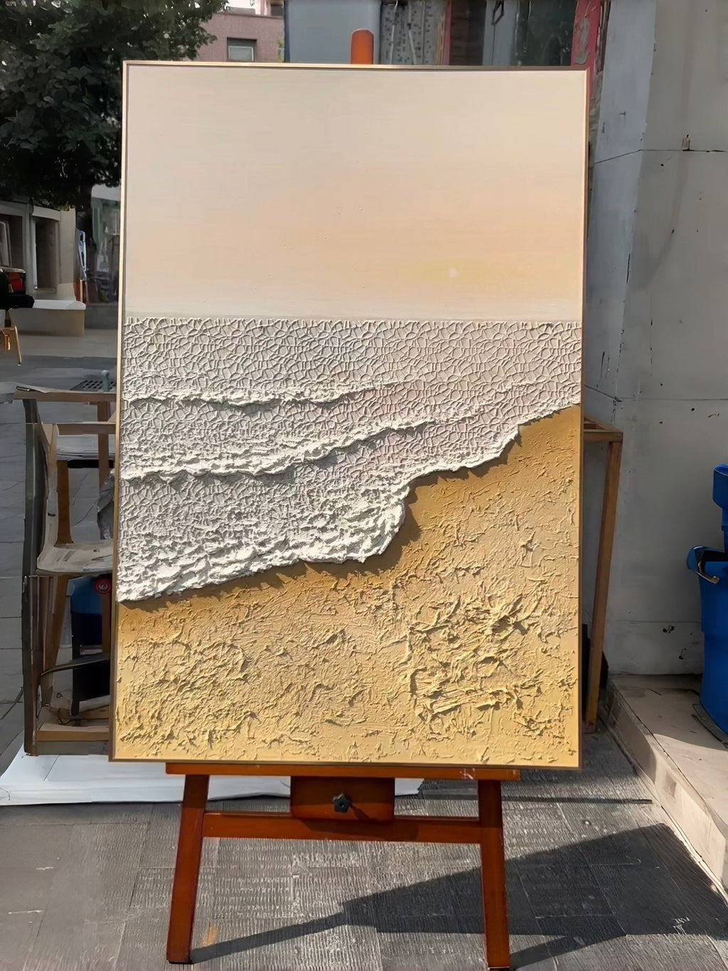Wabi-Sabi Abstract Beach Wall Art – SJ#0076