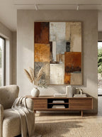 Modern Industrial Abstract Wall Art – SR#0184 _ SJ#0075