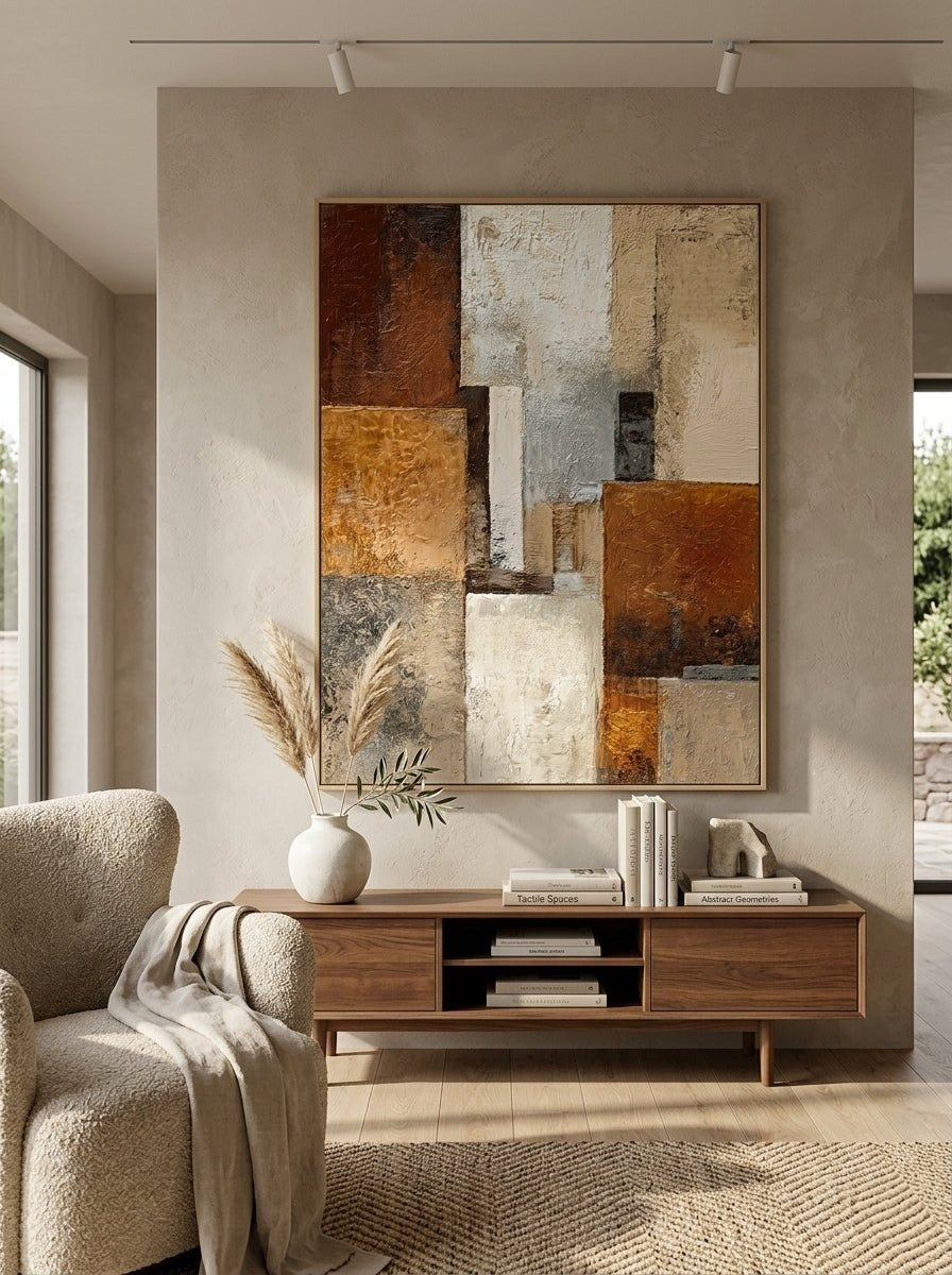 Modern Industrial Abstract Wall Art – SR#0184 _ SJ#0075