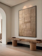 Wabi-Sabi Brown Texture Wall Art – SJ#0083