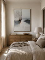 Wabi-Sabi Textured Landscape Wall Art – SJ#0086