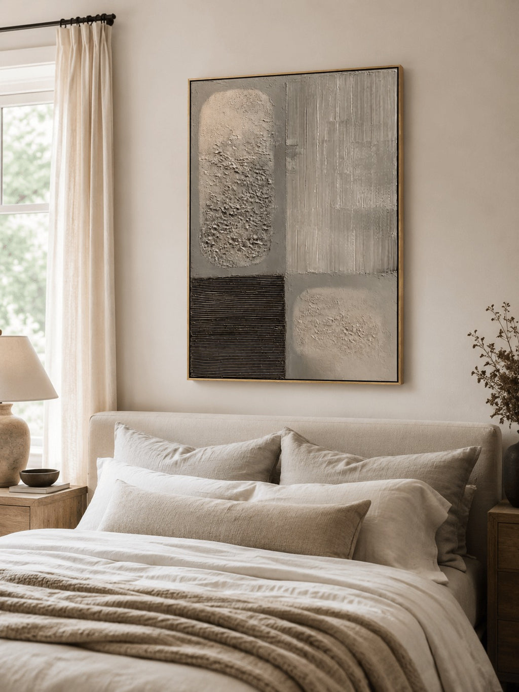Modern Textured Abstract Wall Art – SJ#0061
