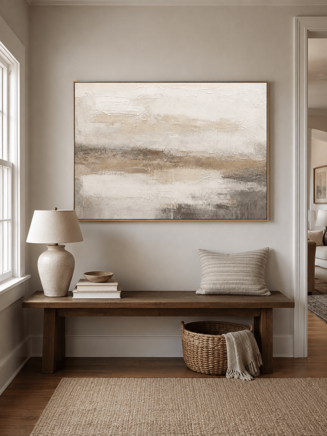 Modern Textured Landscape Wall Art – SJ#0126