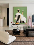 Modern Feminine Figurative Wall Art-SJ#0343