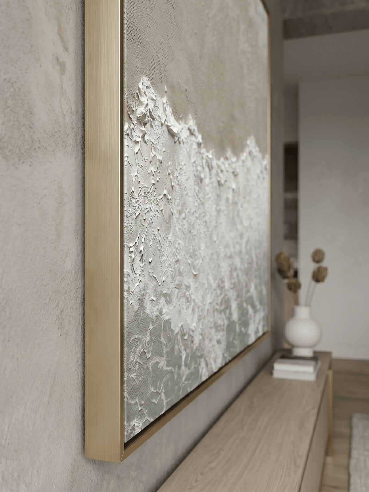 Wabi-Sabi Abstract Beach Shore Wall Art –SJ#0078