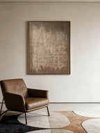 Wabi-Sabi Grid Abstract Wall Art – SJ#0065