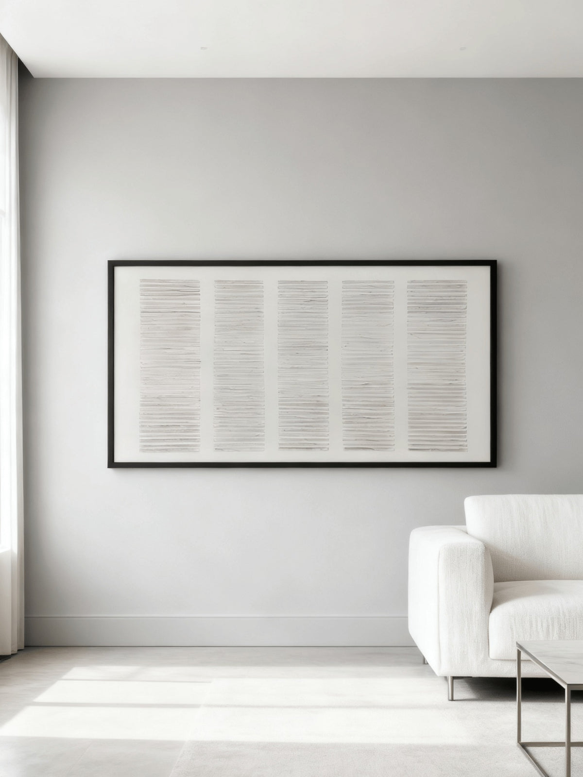 Minimalist Linear Texture Wall Art – SJ#0129