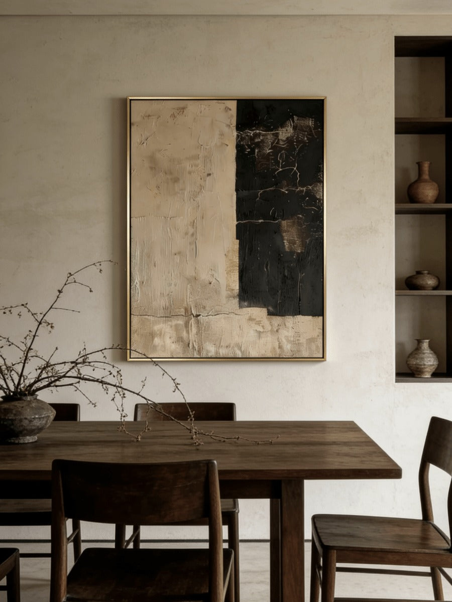 Wabi-Sabi Abstract Tranquility Painting – SJ0071