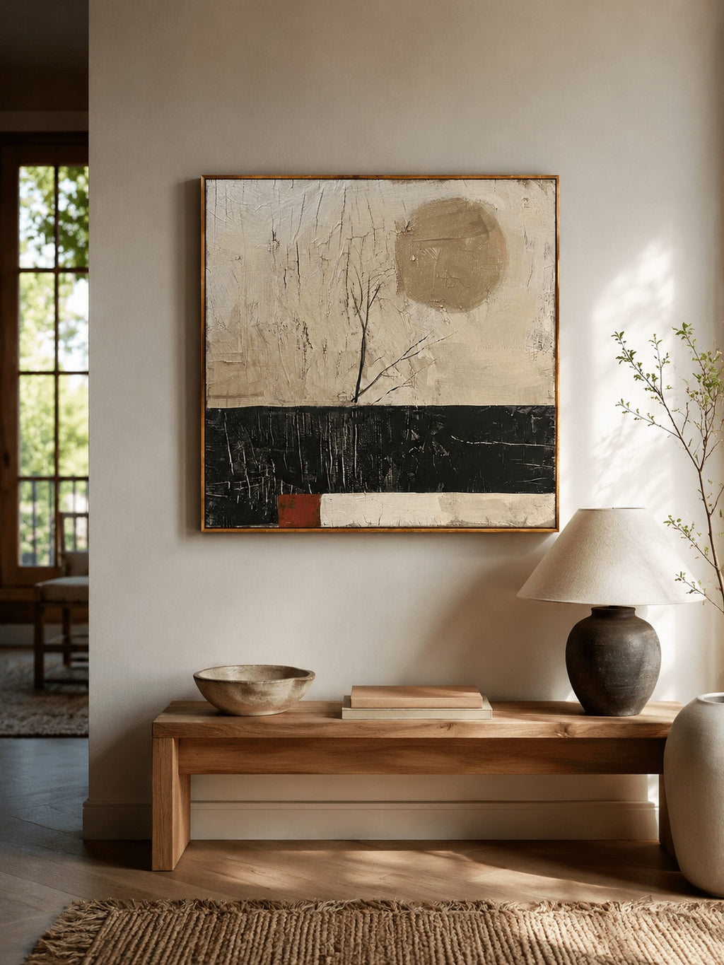 Wabi-Sabi Abstract Wall Art – SJ#0037