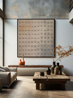 Beige & Grey Wabi-Sabi Wall Art – SJ#0009