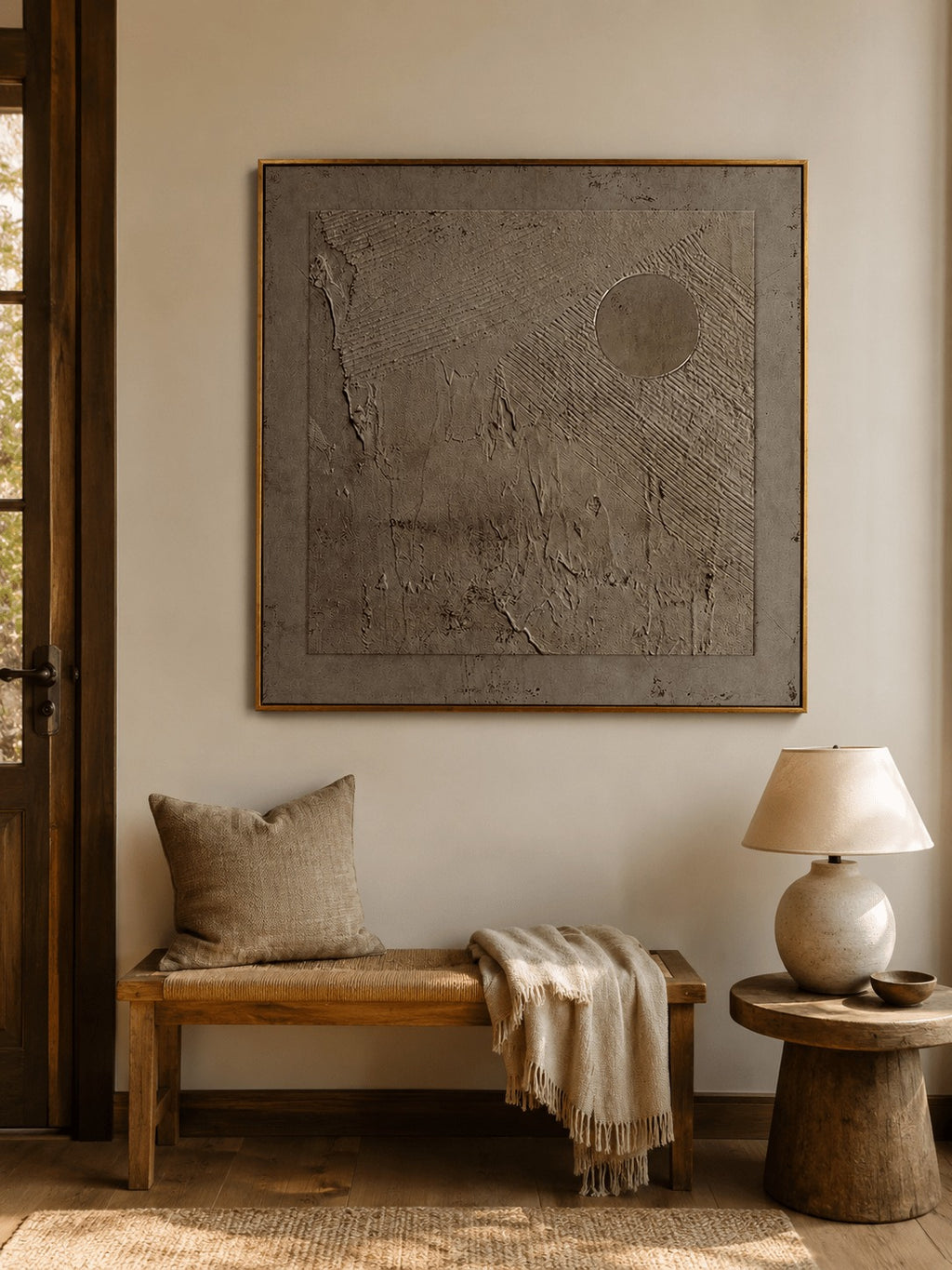 Wabi-Sabi Textured Wall Art – SJ#0038