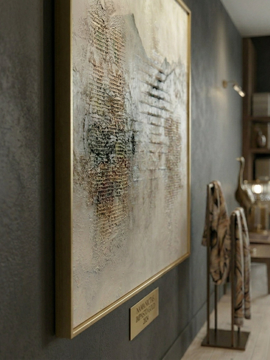 Wabi-Sabi Abstract Mountain Wall Art – SJ#0020