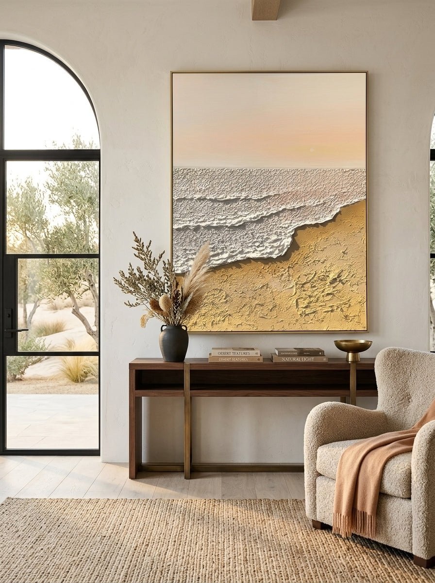 Wabi-Sabi Abstract Beach Wall Art – SJ#0076