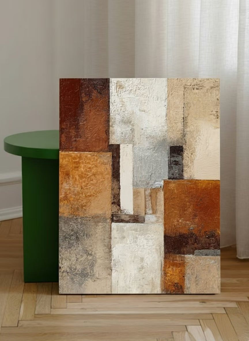 Modern Industrial Abstract Wall Art – SR#0184 _ SJ#0075