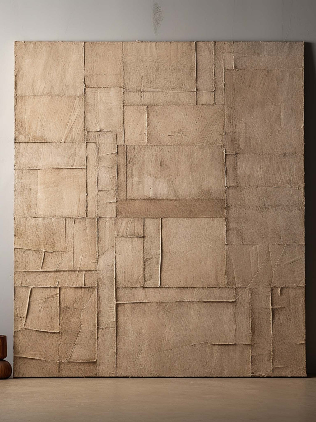 Wabi-Sabi Brown Texture Wall Art – SJ#0083