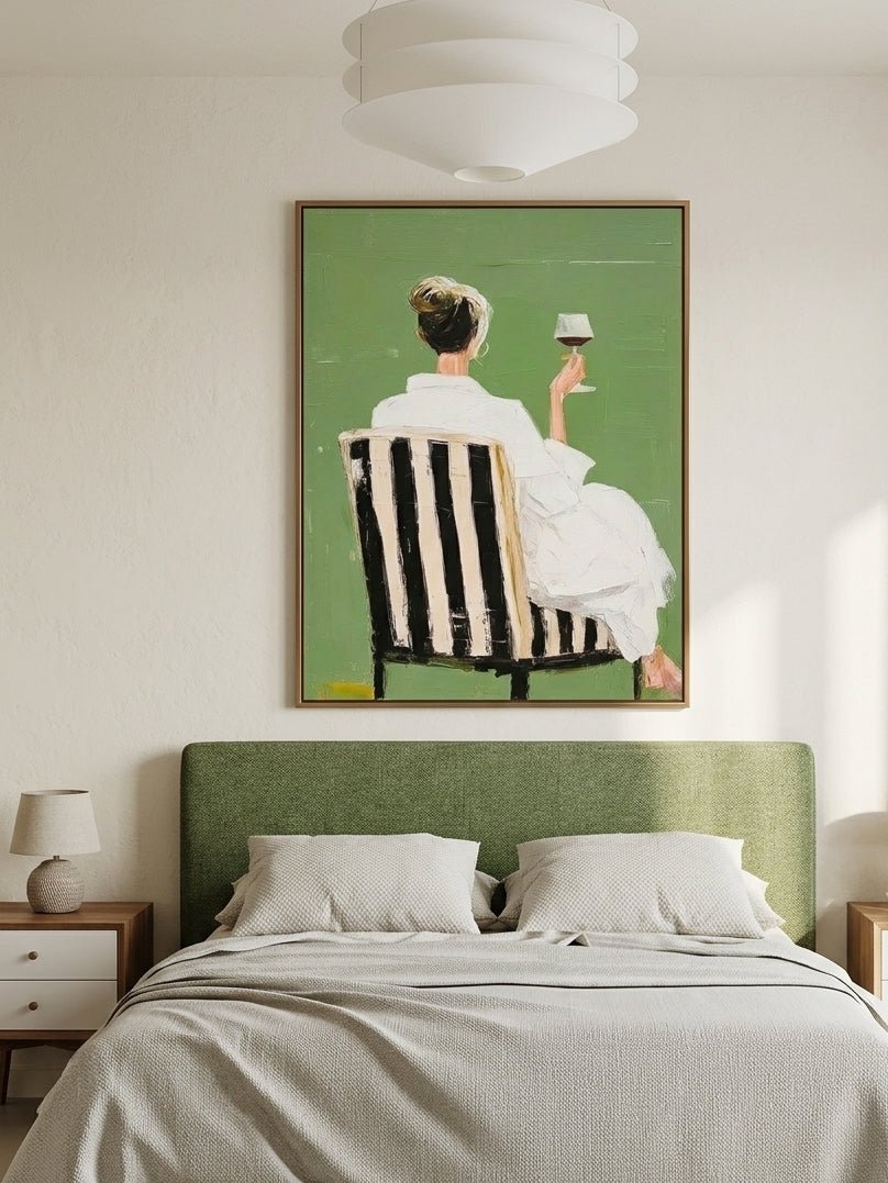 Modern Feminine Figurative Wall Art-SJ#0343