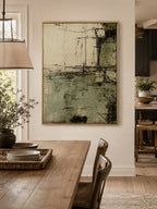 Sage Green Abstract Wall Art –SJ#0099