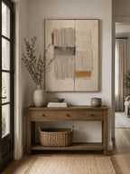 Modern Textured Geometric Wall Art – SJ#0089