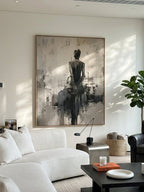 Wabi-Sabi Abstract Ballerina Wall Art – SJ#0055