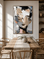 Abstract Impasto Portrait Wall Art – SJ#0332