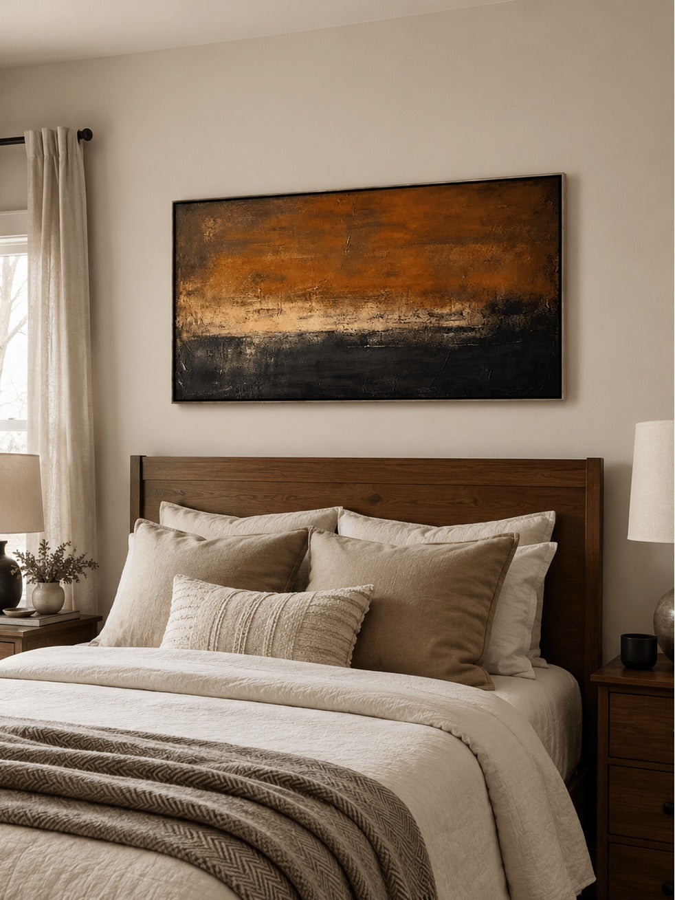 Wabi-Sabi Abstract Wall Art – SJ#0136