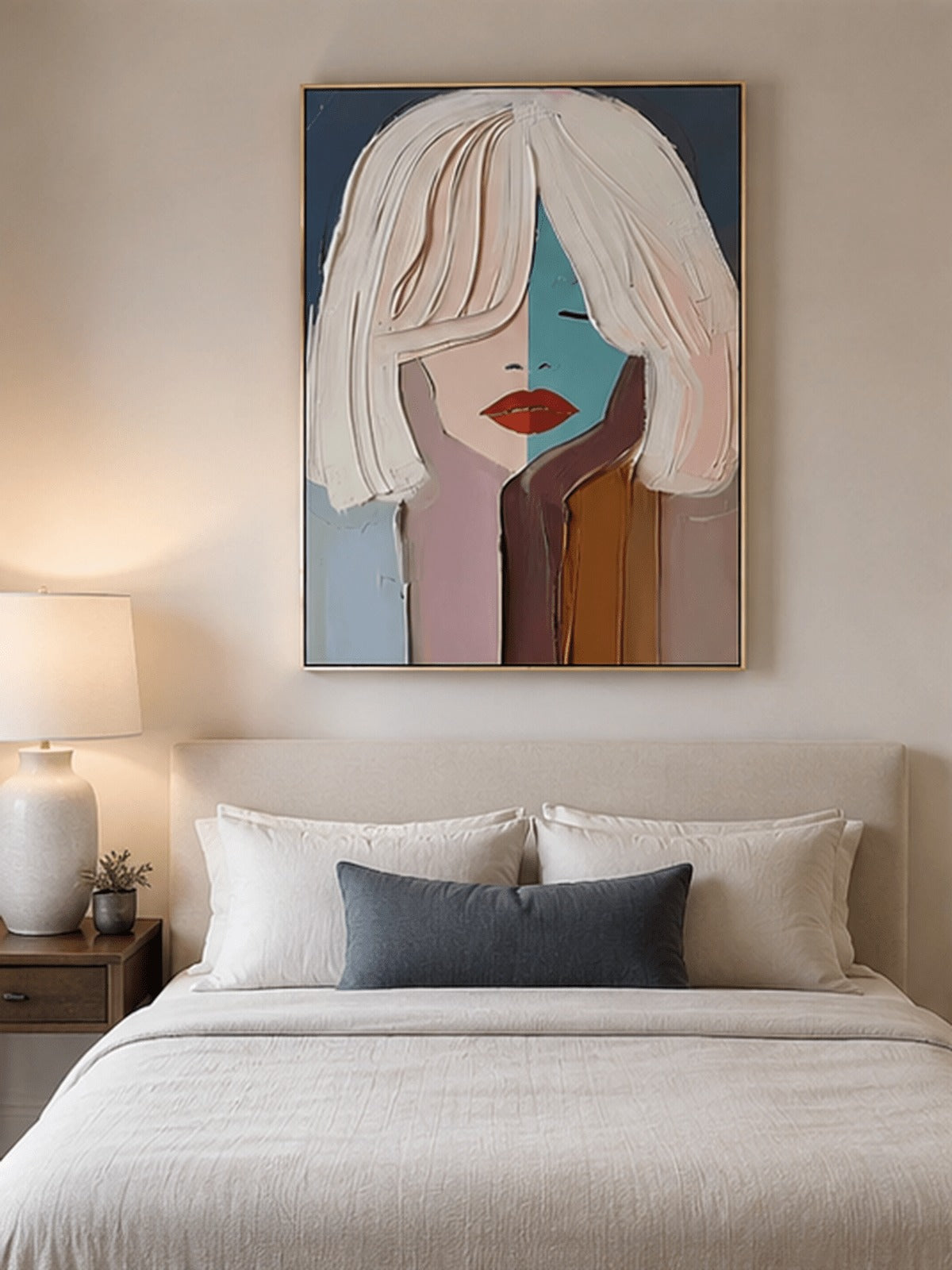Modern Abstract Textured Wall Art _ WABI Wall Art-SJ#0329
