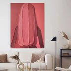 Abstract Geometric Woman Portrait _ Modern Face Canvas -SJ#0347