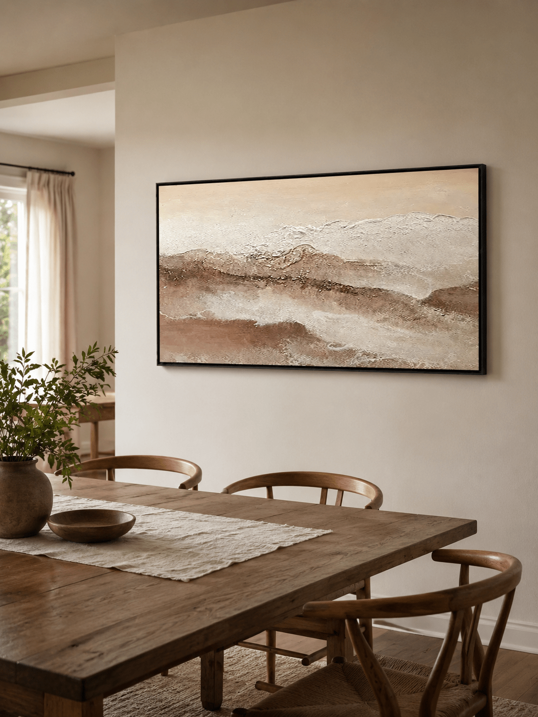 Neutral Abstract Landscape Wall Art – SJ#0135