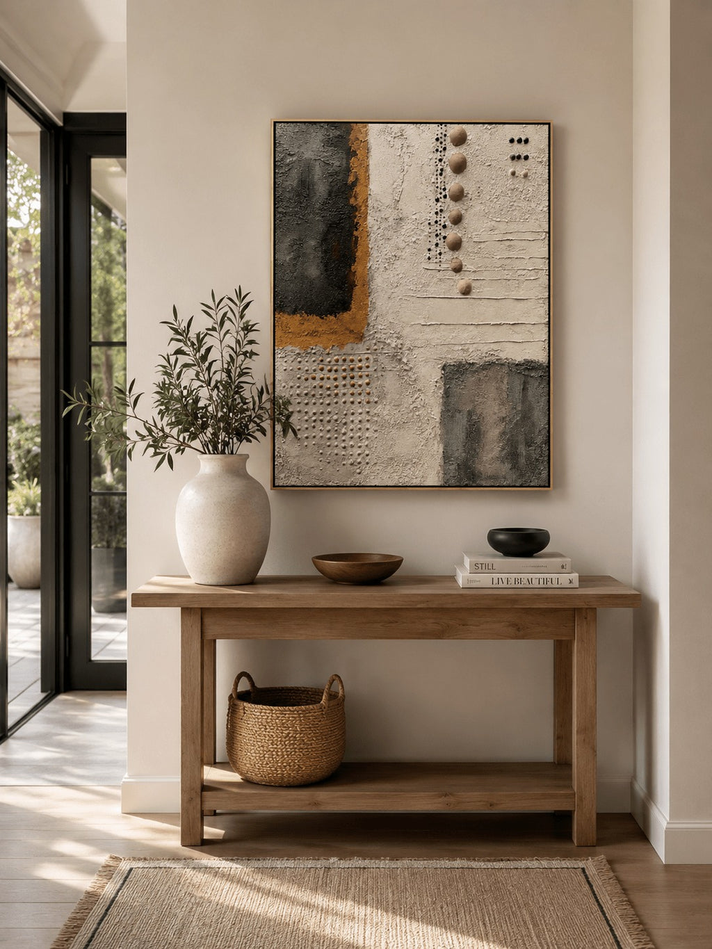 Wabi-Sabi Textured Wall Art – SJ#0057