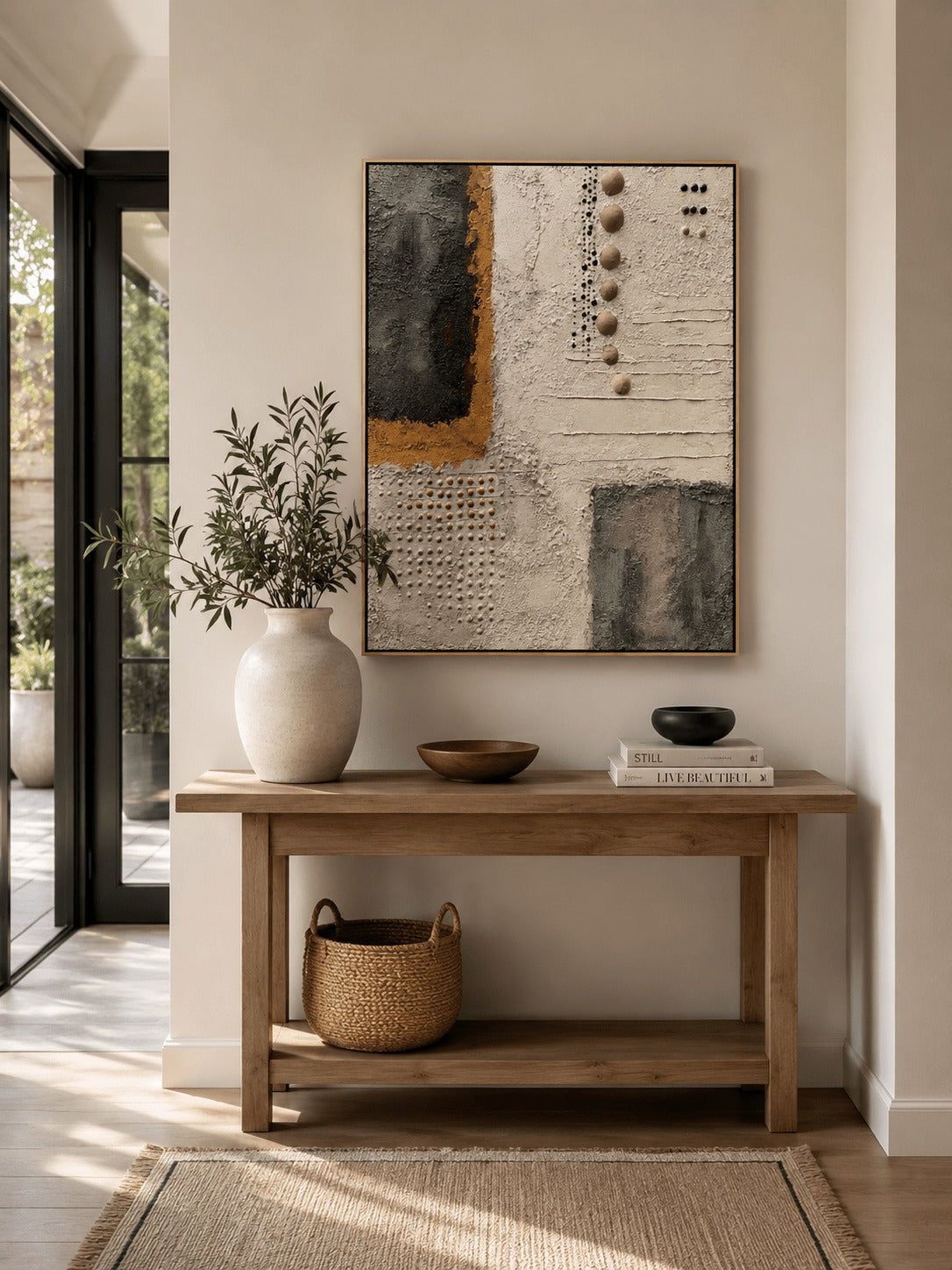 Wabi-Sabi Textured Wall Art – SJ#0057