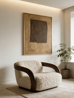 Abstract Earth Tone Canvas Wall Art – SJ#0071