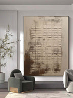 Wabi-Sabi Geometric Texture Wall Art – SJ#0084