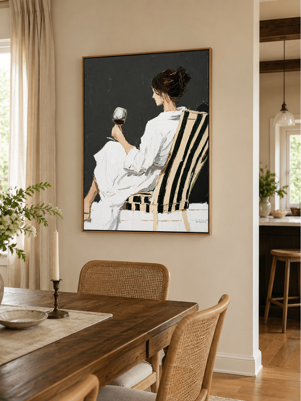 Modern Impasto Figurative Wall Art – SJ#0344
