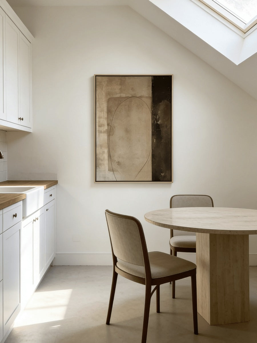 Wabi-Sabi Minimalist Abstract Painting – SJ#0073