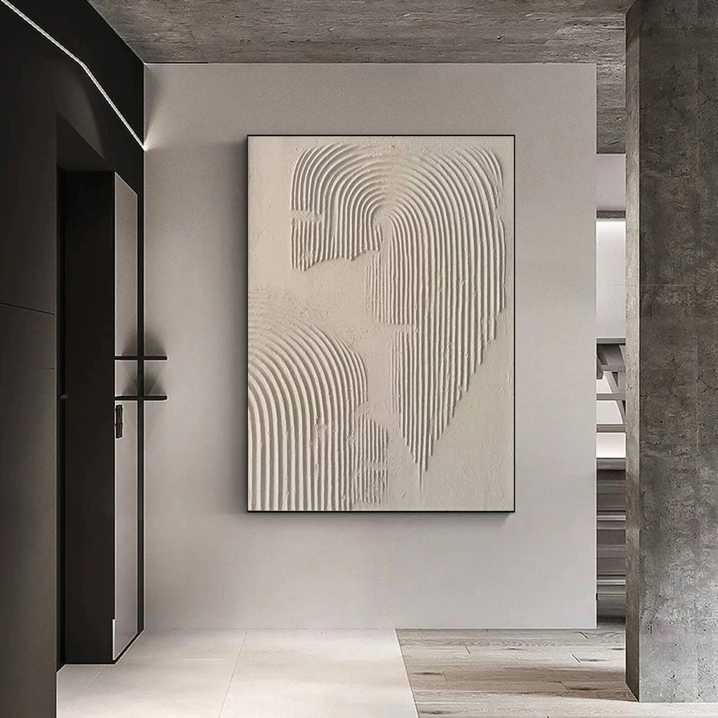 Wabi Sabi Beige&BrownAbstract -#SJ0319