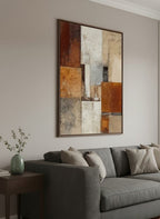 Modern Industrial Abstract Wall Art – SR#0184 _ SJ#0075