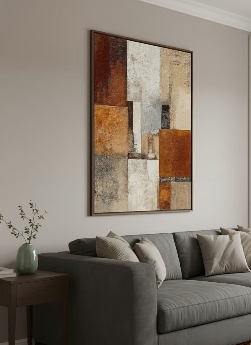 Modern Industrial Abstract Wall Art – SR#0184 _ SJ#0075