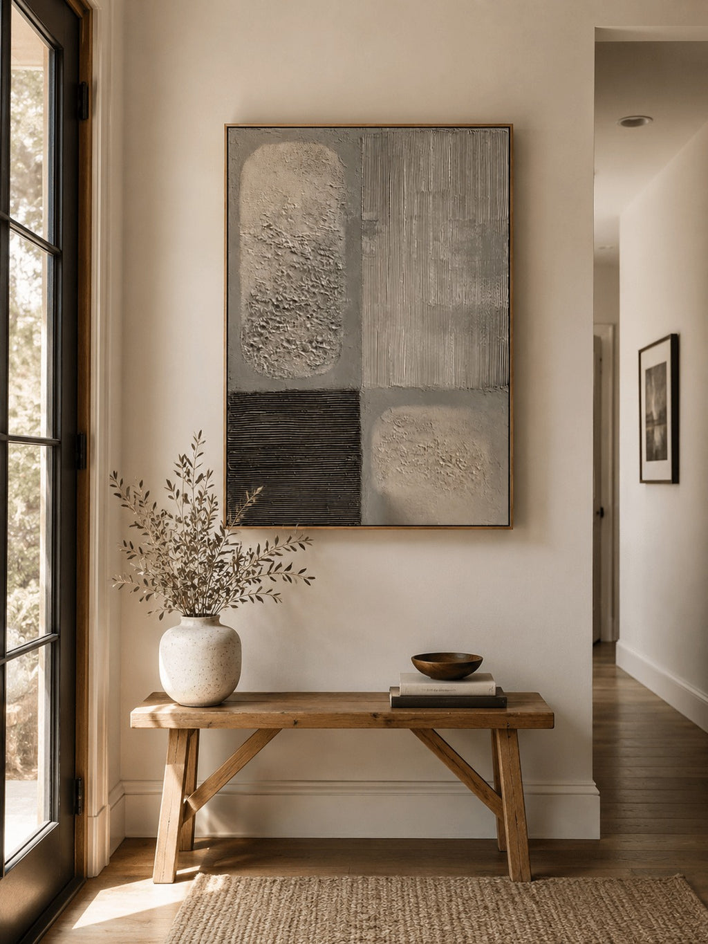 Modern Textured Abstract Wall Art – SJ#0061