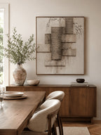 Modern Textured Geometric Wall Art – SJ#0092