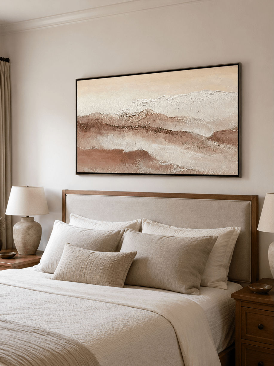Neutral Abstract Landscape Wall Art – SJ#0135