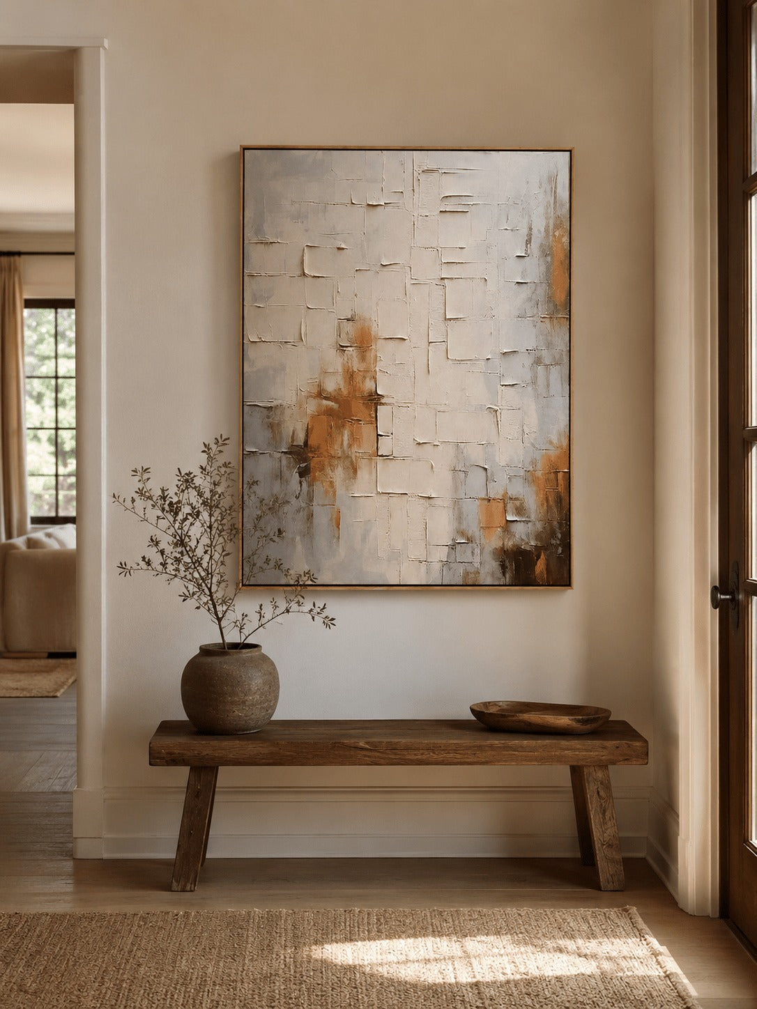 Wabi-Sabi Textured Wall Art – SJ#0063