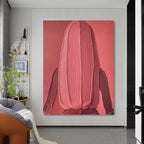 Abstract Geometric Woman Portrait _ Modern Face Canvas -SJ#0347
