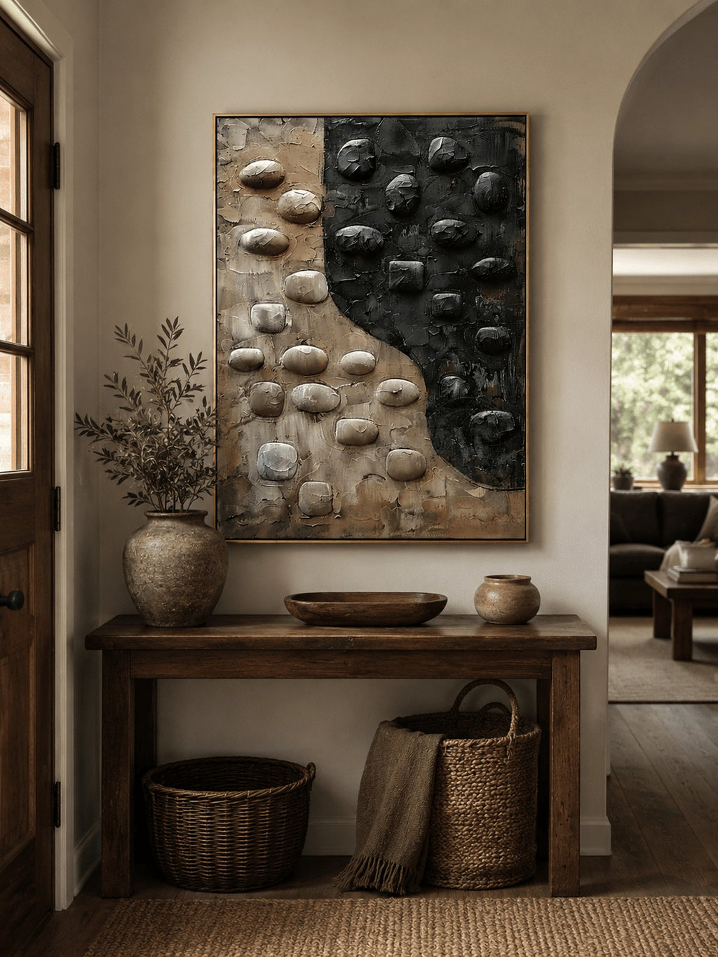 Modern 3D Textured Canvas Painting – SJ#0068