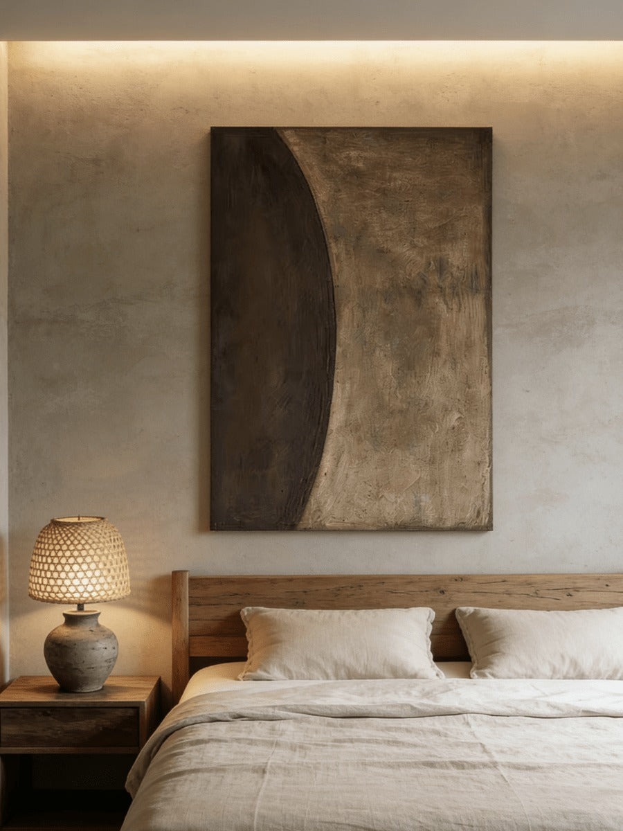 Wabi-Sabi Minimalist Abstract Painting – SJ#0072