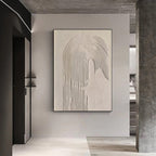 Wabi Sabi Beige & Brown Abstract -#SJ0318